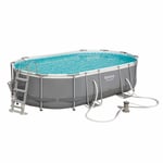 Piscine hors-sol ovale 488x305x107 avec accessoires Bestway 56448