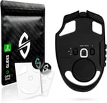 DPS Glides (Lot de 2) pour Razer Naga V2 Pro - Ultra Rapides, Arrondi, Faible Friction, de Haute Qualité, Durable - Patins de Souris de Rechange, Skates - Accessoire pour Souris de Jeu