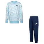 Nike - Complet - Tour de cou - Pantalon avec tour de cou élastique - Logo, Bleu clair/bleu, 2-3 ans