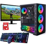 Veno Scorp Gaming PC – Windows 10 – Monitor Bundle – Wifi – AMD Ryzen 5 4500 4.1Ghz (Max) 3.6Ghz base – GTX 1650 4GB Graphics Card – 16GB RAM – 240GB SSD – 1TB Hard Drive