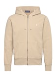 Polo Ralph Lauren Loopback Fleece Full-Zip Hoodie Beige