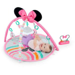 DISNEY BABY Tapis d'éveil Minnie My Best Friend, Musique et Lumières, Arche de jeu avec 6 jouets