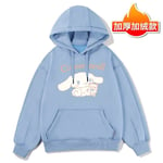 Kawaii Sanrio Anime Cinnamoroll Cartoon Barn Hoodie Tröja Barn Långärmad Pullover Toppar Baby Flicka Pojke Kläder Jacka Cinnamoroll 160