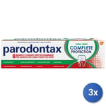 3x Parodontax Dentifrice 75 Ml. Complete Protection Cool Menthe