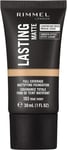 Rimmel Lasting Matte Full Coverage Light-weight Foundation 30ml 200 Soft Beige