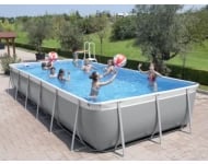 Piscine hors-sol GARDEN LEISURE - 4.6 m x 2.65 m x 1.25 m + Aspirateur Vektro mini Offert - GL460