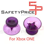 2x ANALOG JOYSTICK XBOX ONE STICK PURPLE CLEAR BUTTON CONTROLLER L3 R3