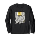 Floppy Disc Driver Computer Nerd Cute Floppy Disk Long Sleeve T-Shirt