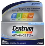 CENTRUM ADVANCE 50+ A-Z MULTIVITAMINS  - 60 TABLETS