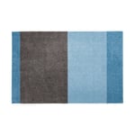 tica copenhagen Stripes by tica, horisontell, dörrmatta Blue-steel grey, 60x90 cm