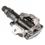 Pédales Shimano PD-M520L SPD Noir pour VTT, Design Ouvert et Roulement Étanche S