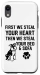 iPhone XR Steal Your Heart Steal Your Bed Miniature Schnauzer Case