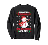 Surviving The Teacher Life One Meltdown At A Time Sweatshirt