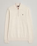 Morris Randall Cotton Half Zip Off White