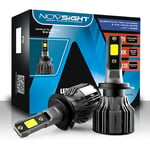 Insma - 9005)NovSight A500-N39 2 pièces 72W DC9-32V paire de phares de voiture ampoule led 10,000LM/paire phares de voiture 6000K IP68 étanche SwagX