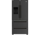 BEKO Pro HarvestFresh GNE460520DVPZ Fridge Freezer - Black, Black