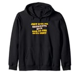 Just Give Me the Antipasto Bite Antipasti Bites Thanksgiving Zip Hoodie