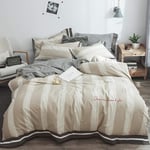 Duvet Covers Full Queen Size Comforter Set Mens Bedding Set Double Bed 100% Cotton Double Duvet Covers Set Grey Bedding Sets King Size Duvet Cover Quilt Cover Cotton with Pillowcases Double Bed Twin