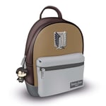 ATTACK ON TITAN Season 3 Fashion Backpack - Luxury Faux Leather, Unique Lining, Matching Zipper Accessory, Spacious Inner & Outer Pockets, Stylish & Lightweight, Perfect for Any Attack on Titan Fan