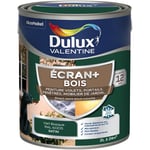 Ecran+ bois - Peinture satinée pour bois extérieur - Volets, portes, fenêtres, portails - Vert Basque 2 l Dulux Valentine