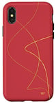 Coque pour iPhone X/XS Kintsugi 2 Rouge