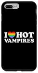 Coque pour iPhone 7 Plus/8 Plus J'aime Hot Vampire Funny Vampiric Blood Book Gay Fan Pride