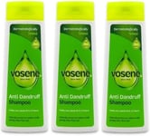 THREE PACK Vosene Original Anti-Dandruff Medicated Shampoo 200ml