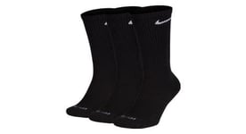 Chaussettes  3 paires  nike everyday plus cushioned noir