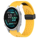 Garmin Fenix 8 AMOLED 43mm Klockarmband i silikon - Gul