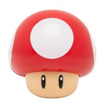 Lampe décorative 3D champignon " super Mario " rouge sans fil l.12,5 x H.12cm Paladone