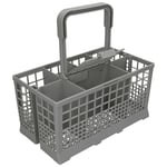 Dishwasher Cutlery Basket Cage Tray Removable Handle Lid Rack 220mm Grey