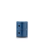 Kartell - Componibili 4966, Blue, 2 Compartments - Laatikostot - Anna Castelli Ferrieri