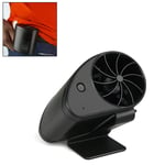 Bazgo Mini Portable USB Rechargeable Fan with Hanging Design Personal Air Conditioner Fan Can be Worn on The Waist - Great for Camping, Fishing and Outdoor Working