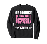 Cute Rowing For Women Girls Paddling Oar Row Machine Rower Sweatshirt