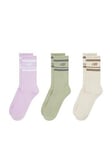 New Balance Unisex In-Stripe Logo Crew Socks 3pk, Multi, Size L, Men