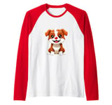 Red Dog Nose Funny Day 2024 Red Dog Nose Cute Dog for Kids Raglan Baseball Tee