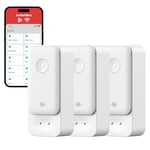 SwitchBot WiFi Water Sensor No Hub Ruiqred, Smart Water Leak Detector 100dB Adjustable Alerts & App Alerts, IP67 Waterproof, Wireless Detector for Kitchen, Bathroom, Basement (Support 2.4G Only)