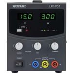 Voltcraft - Alimentation de laboratoire réglable LPS1153 0 - 15 v/dc 0 - 3 a 45 w Nbr. de sorties 1 x