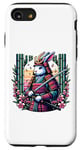 iPhone SE (2020) / 7 / 8 Samurai Rabbit Warrior Sakura Flowers Case