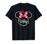 Disney Minnie Mouse Wife Head Icon Magic Family Trip T-Shirt