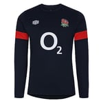 Umbro Mens England Rugby Contact Drill Top 2023 2024 Navy/Scarlet S