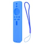 Silikoninen suojakuori Xiaomi TV Stick 4K Liukumattomalle Kaukosäädinkotelolle Lanyard Blue