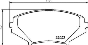 Bromsbelägg Brembo - Mazda - Rx 8