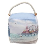 Sandy Bay Fabric Doorstop Seaside Nautical Beach Door Stop