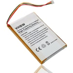 Vhbw - Batterie compatible avec TomTom Go 720, 530 Live, 720 Traffic, 630, 630 Traffic, 530 gps, appareil de navigation (1200mAh, 3,7V, Li-polymère)