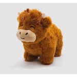 Highland Cow Gosedjur Mjuk Skotsk Highland Cow Plysch Mjuk Leksak Realistisk Brun Highland Cow[HK] yak boxed