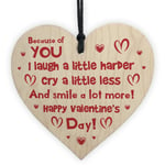 Valentines Day Gift For Him Her Anniversary Gift For Husband Wife Wood Heart