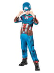 Rubies Captain America Green Collection 3013253-4 Déguisement pour enfant Multicolore 3-4 ans Halloween