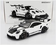 MINICHAMPS 113062029 Porsche - 911 992 GT3 Rs Coupe A Weissach 2022 - Schw