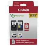 Canon Multipack PG-560 & CL-561 + 50ark fotopapper 3713C008